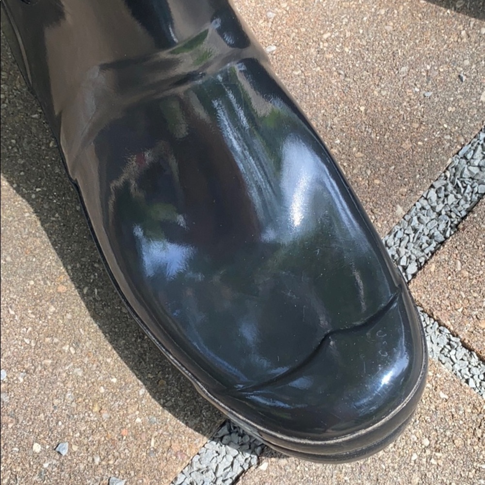 Hunter Original Tall Gloss Rain Boots: Black - Picture 2 of 9